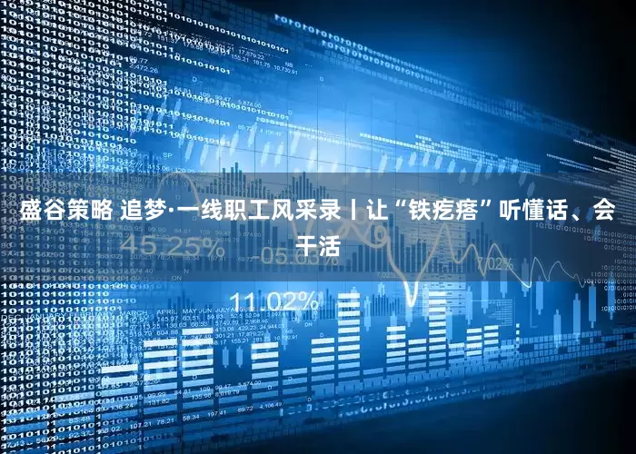 盛谷策略 追梦·一线职工风采录丨让“铁疙瘩”听懂话、会干活