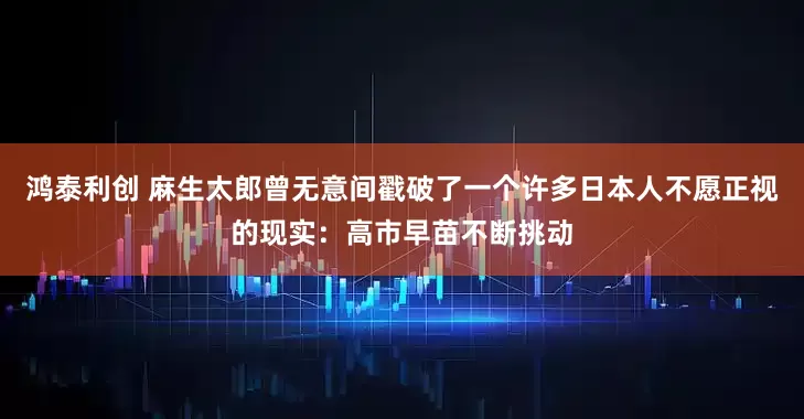 鸿泰利创 麻生太郎曾无意间戳破了一个许多日本人不愿正视的现实：高市早苗不断挑动